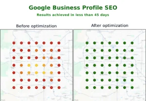 Home google business profile seo before and after
