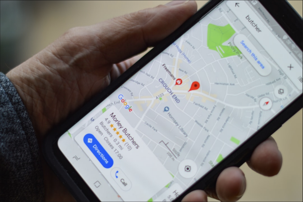 google maps phone
